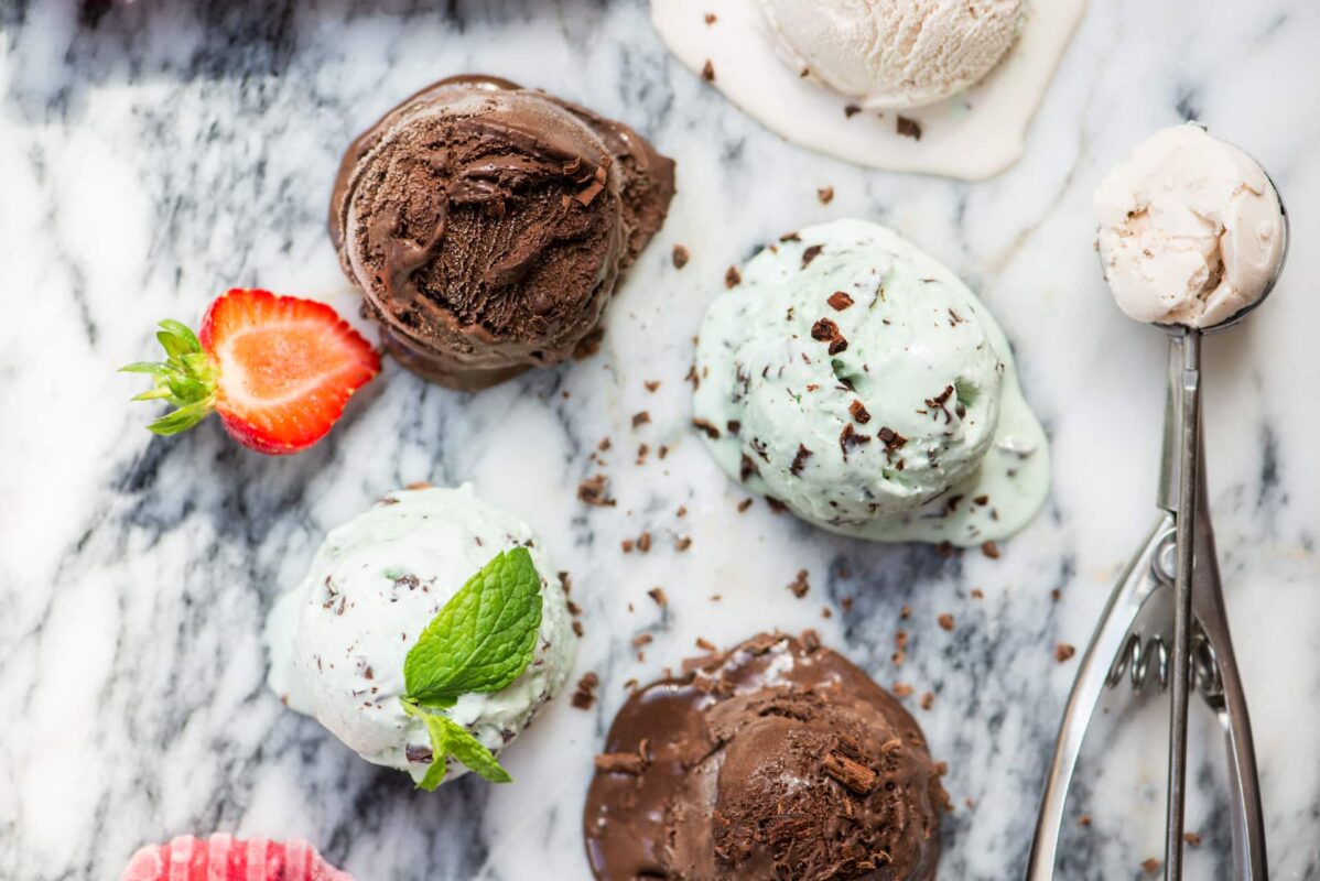varie tipologie di gelato