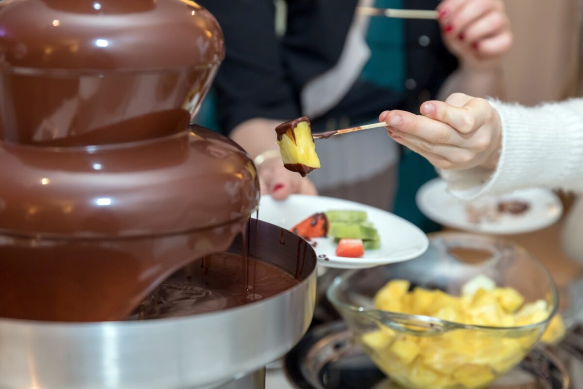 Postazione del cioccolato: come organizzare l'evento